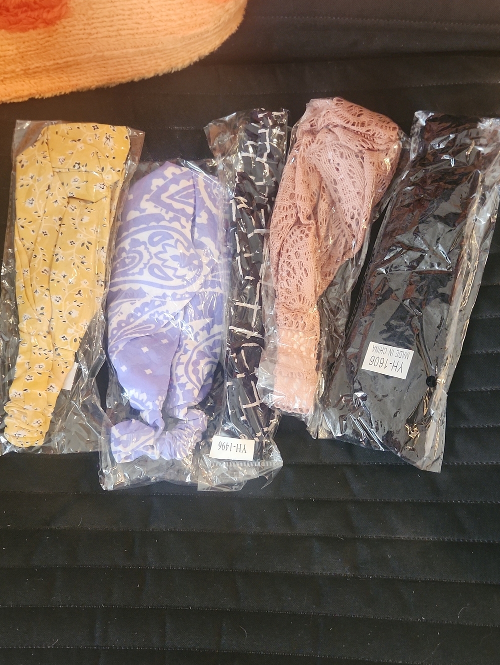 Assorted Women's Elastic Headbands - Pastel & Neutral Pack